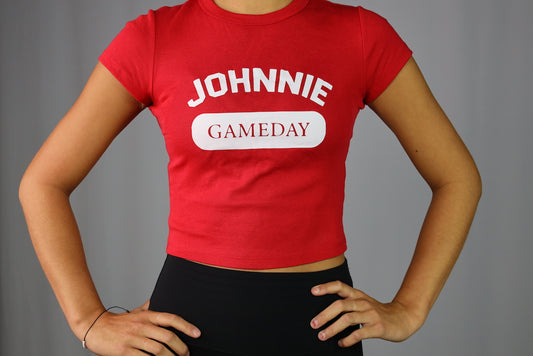 Johnnie Gameday Crop Top