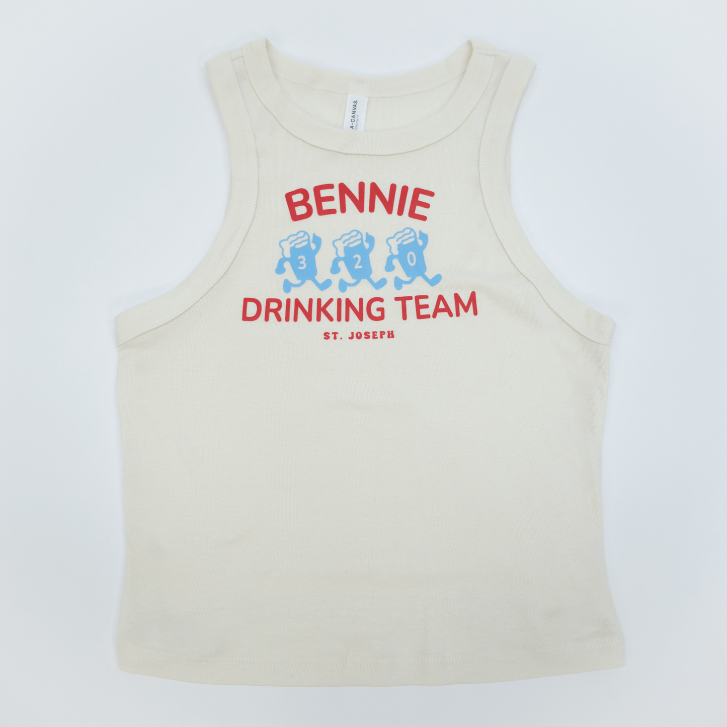 Bennie Drinking Team Racerback Crop